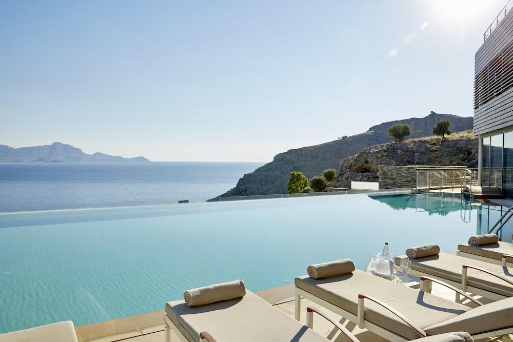 Lindos Blu Luxury Hotel-Adults Only ภายนอก รูปภาพ
